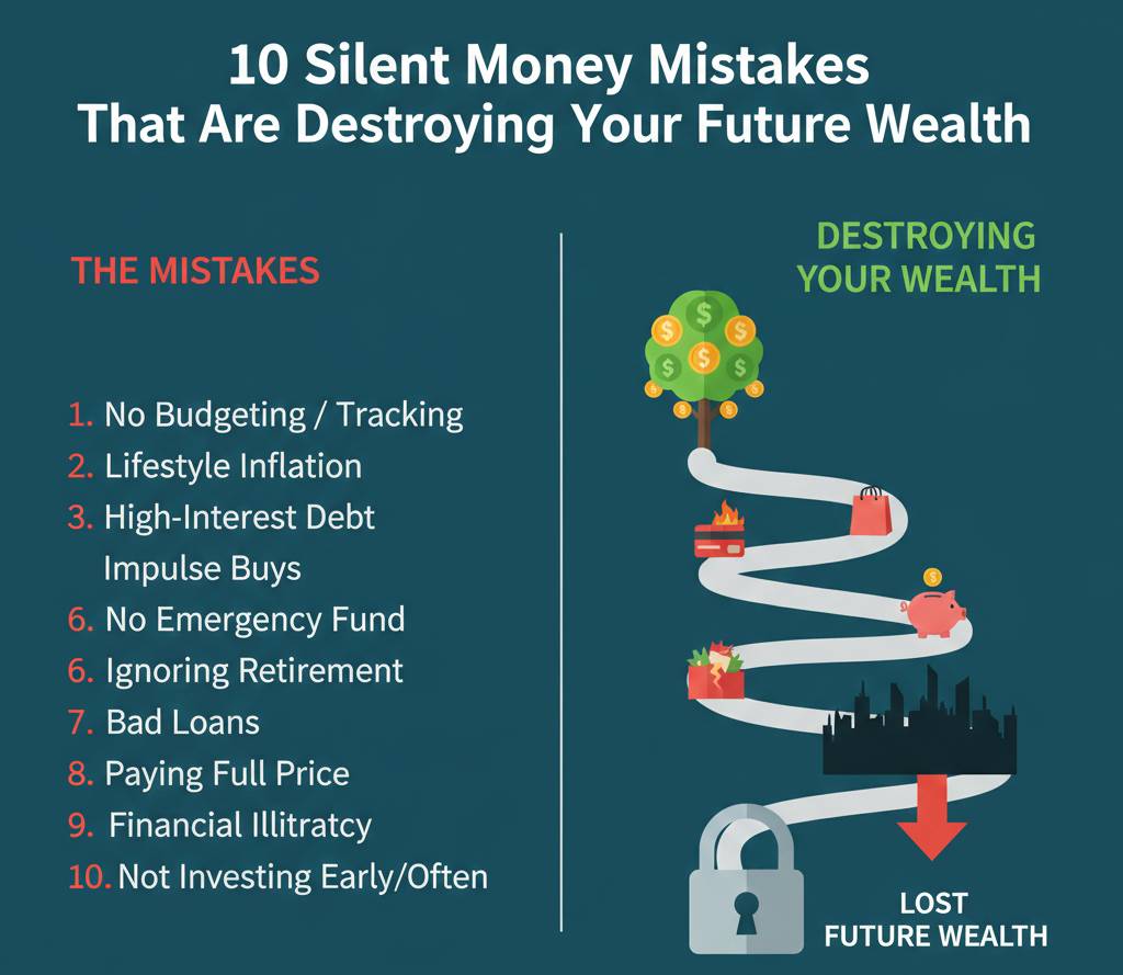 10 Silent Money Mistakes Destroying Your Future Wealth