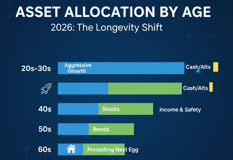 Asset allocation by age