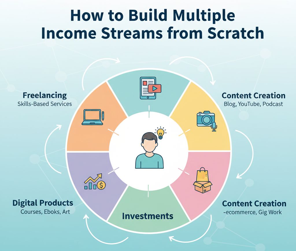 How to Build Multiple Income Streams from Scratch